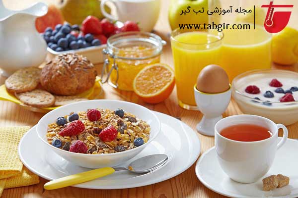 صبحانه در رژیم مدیترانه ای