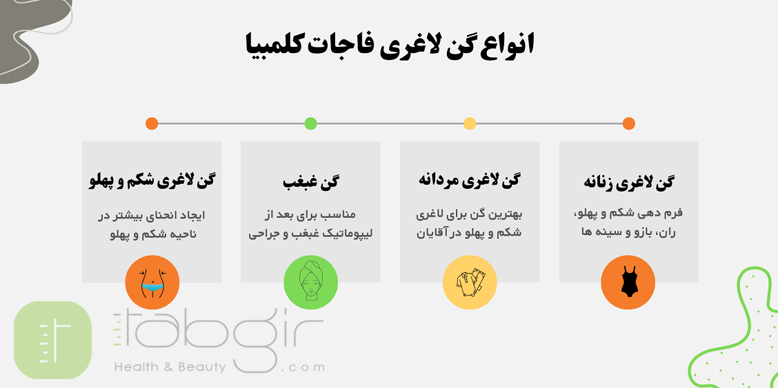 انواع گن لاغری فاجات